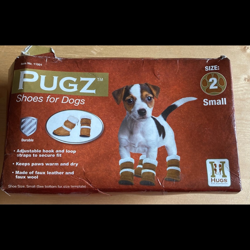 Pugs shoes for dogs. Size 2